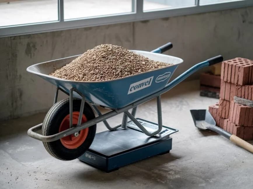 Ile waży taczka żwiru? Obliczamy wagę krok po kroku