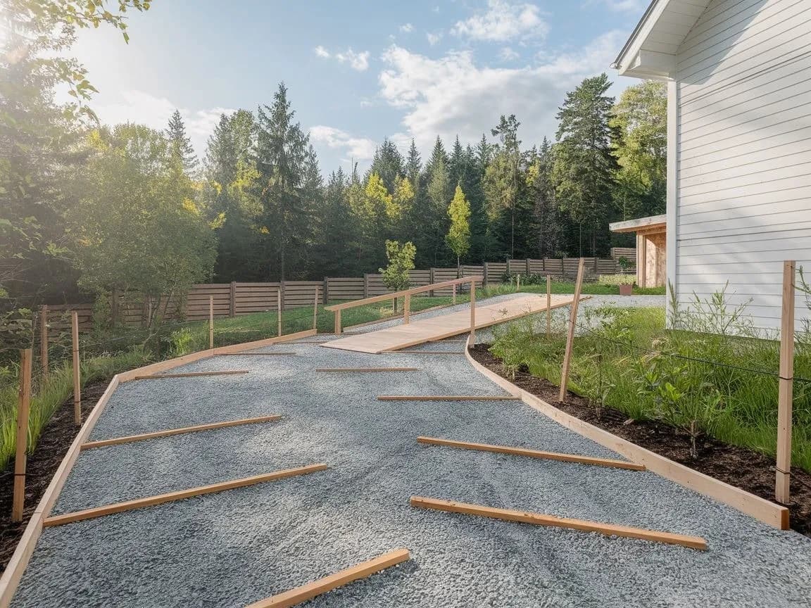 Jak zrobić podjazd z kruszywa? Praktyczny poradnik krok po kroku